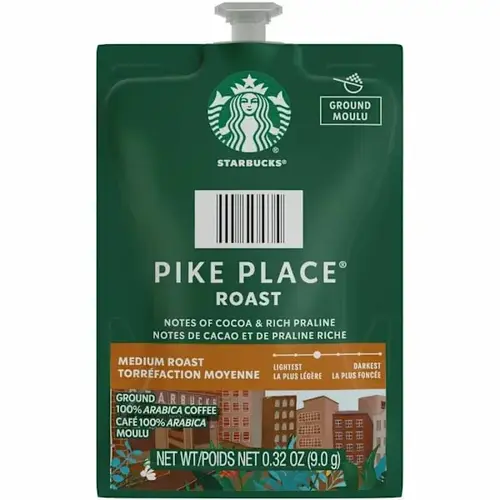 Flavia Starbucks Pike Place Roast Coffee Freshpacks - pack of 76 Flavia Starbucks Pike Place Roast Coffee Freshpacks - pack of 76