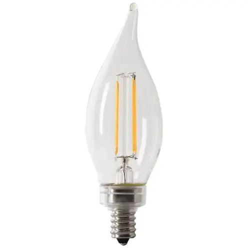 Ba10 5.5 Watt Filament Flame Led, E12, 5000k, Clear - pack of 24 Ba10 5.5 Watt Filament Flame Led, E12, 5000k, Clear - pack of 24