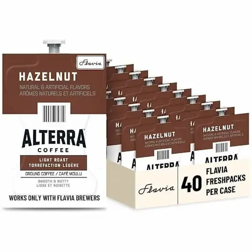 Flavia Alterra Light Roast Hazelnut Flavor Coffee Freshpack - pack of 40 Flavia Alterra Light Roast Hazelnut Flavor Coffee Freshpack - pack of 40