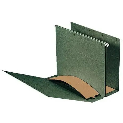 Box-Bottom Hanging Folders, Letter Size, Green, 3" Extension - pack of 25 Box-Bottom Hanging Folders, Letter Size, Green, 3" Extension - pack of 25