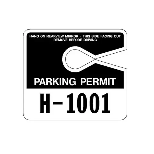 Brands 4 x 3.5" HangTag Black Permit Numbered - pack of 100 Brands 4 x 3.5" HangTag Black Permit Numbered - pack of 100