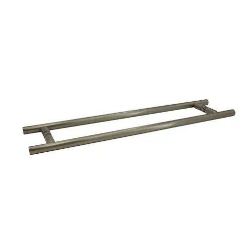 24" x 24" Ladder Towel Bar Back-to-Back for 1/4" to 1/2" Glass - Brushed Bronze 24" x 24" Ladder Towel Bar Back-to-Back for 1/4" to 1/2" Glass - Brushed Bronze