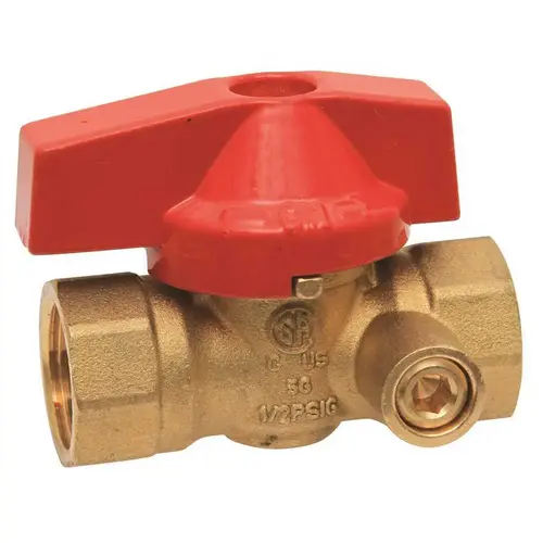 3/4 in. IPS Side Tap Gas Ball Valve
