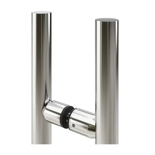 Polished Stainless 84" Standard Ladder Style Back-to-Back Pull Handle Polished Stainless 84" Standard Ladder Style Back-to-Back Pull Handle