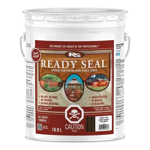 WOOD STAIN EXTR BURNT HICK 5GA WOOD STAIN EXTR BURNT HICK 5GA
