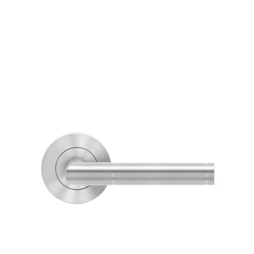 Lever set on rose Rio Steel Lever set on rose Rio Steel