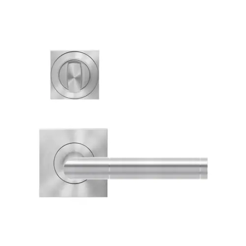 Lever set on rose Rio Steel Lever set on rose Rio Steel