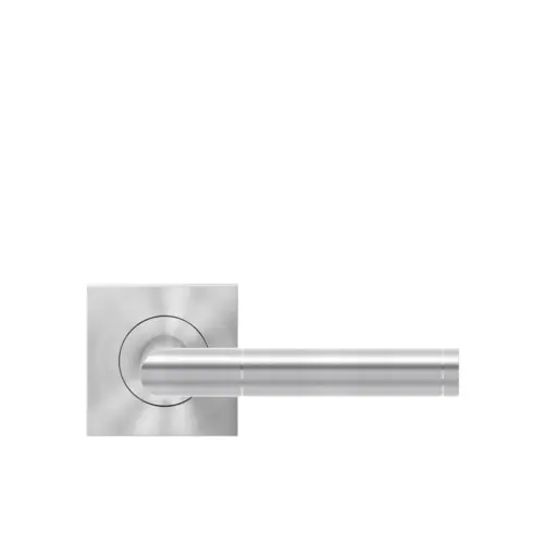 Lever set on rose Rio Steel Lever set on rose Rio Steel