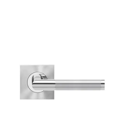 Lever set on rose Rio Steel Lever set on rose Rio Steel