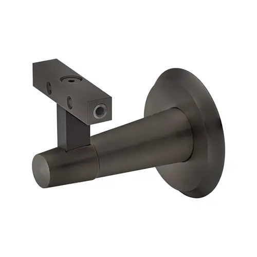 Pacific Series Dark Bronze Anodized Aluminum Wall Mounted Hand Rail Bracket Pacific Series Dark Bronze Anodized Aluminum Wall Mounted Hand Rail Bracket
