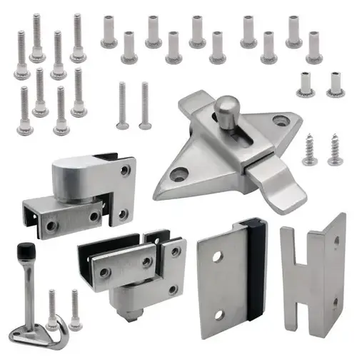 DOOR HARDWARE (INSWING) 3/4" OR 1" DOOR & POST (7813) 6LP-SS DOOR HARDWARE (INSWING) 3/4" OR 1" DOOR & POST (7813) 6LP-SS