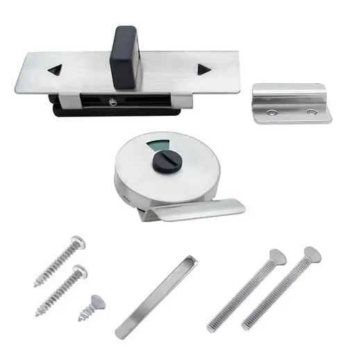 LATCH-SLIDE-INDICATOR ADA - 1" DOOR STAMPED S/S LATCH-SLIDE-INDICATOR ADA - 1" DOOR STAMPED S/S