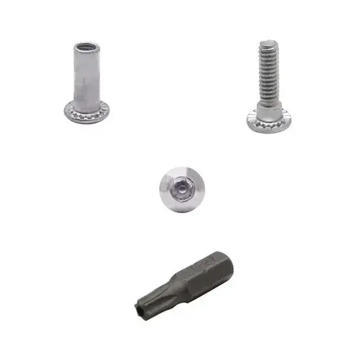 SCREW PACK -BARREL NUT 5/8", SHOULDER SCREW 3/4" 200 SET W/5 BITS SCREW PACK -BARREL NUT 5/8", SHOULDER SCREW 3/4" 200 SET W/5 BITS