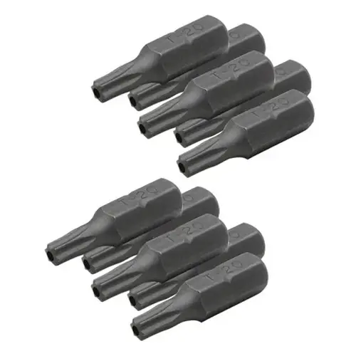 10 PACK (96513) BIT FOR T-20 6-LOBE FASTENERS 10 PACK (96513) BIT FOR T-20 6-LOBE FASTENERS