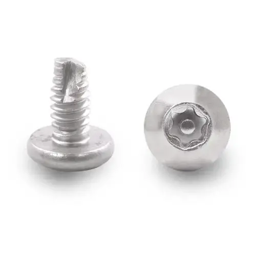10-24 X 3/8" PAN 6-LOBE THREAD CUTTING SCREW #410 STAINLESS 10-24 X 3/8" PAN 6-LOBE THREAD CUTTING SCREW #410 STAINLESS