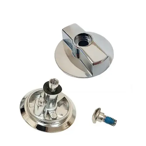 KNOB SET, CONCEALED W/SET SCREW - CHROME GL KNOB SET, CONCEALED W/SET SCREW - CHROME GL