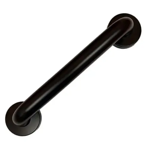 48" STRAIGHT GRAB BAR 1-1/4" MATTE BLACK S/S STUD WALL MT 48" STRAIGHT GRAB BAR 1-1/4" MATTE BLACK S/S STUD WALL MT