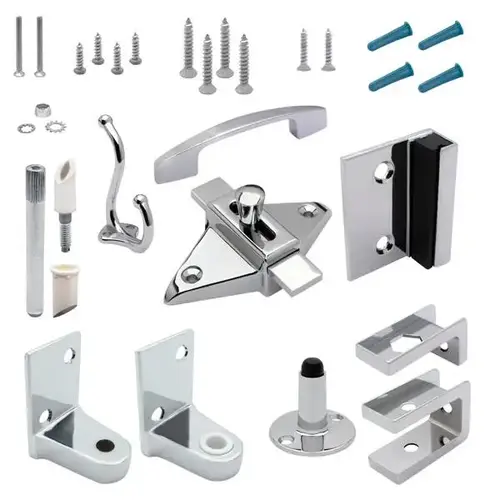 DOOR HARDWARE (OUTSWING) 7/8" DOOR 1-1/4" POST (FLAT HINGE/S&K) DOOR HARDWARE (OUTSWING) 7/8" DOOR 1-1/4" POST (FLAT HINGE/S&K)