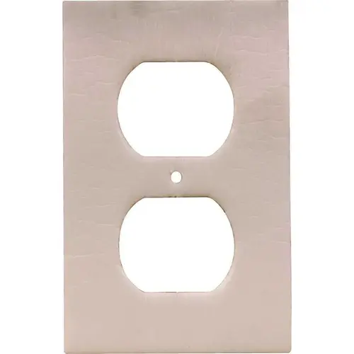 2-1/4 In X 4 In Electric Single Outlet Sealer, White