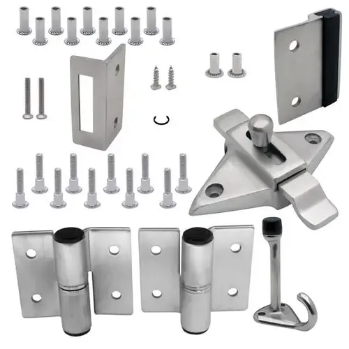 DOOR HARDWARE (RH-IN) 3/4" DOOR & POST (7093) SS 6LP DOOR HARDWARE (RH-IN) 3/4" DOOR & POST (7093) SS 6LP
