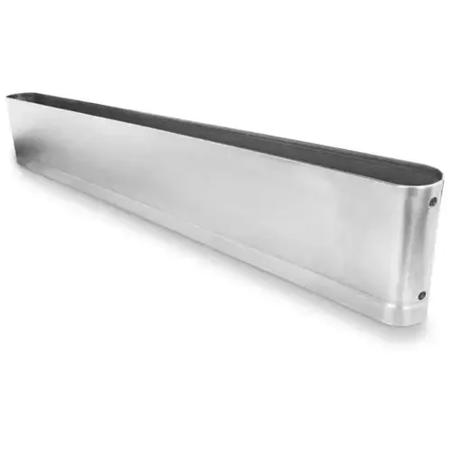 PILASTER SHOE 18"L X 1-1/4"W X 3"H ROUND-END OPEN-END PILASTER SHOE 18"L X 1-1/4"W X 3"H ROUND-END OPEN-END