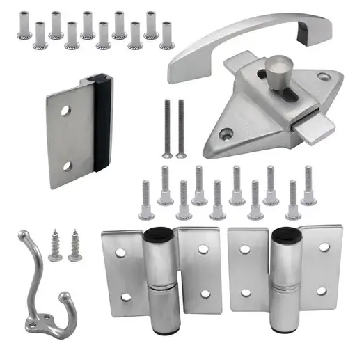 DOOR HARDWARE (RH-OUT) 7/8" DOOR & POST (7103) STAINLESS 6LP DOOR HARDWARE (RH-OUT) 7/8" DOOR & POST (7103) STAINLESS 6LP