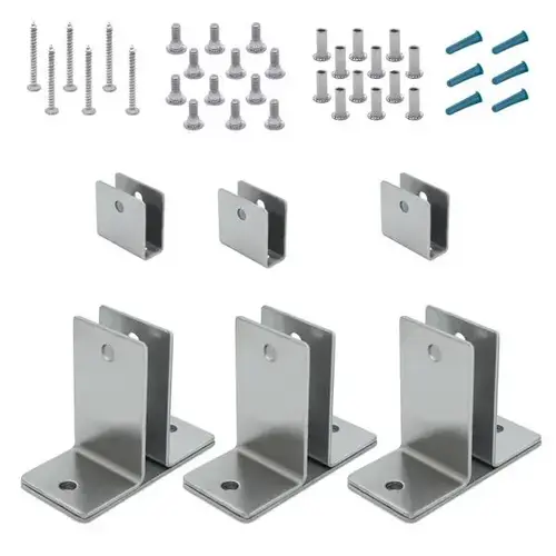 PANEL PACK 1/2" TWO EAR (3) BRACKETS-6LP - STAMPED S/S PANEL PACK 1/2" TWO EAR (3) BRACKETS-6LP - STAMPED S/S