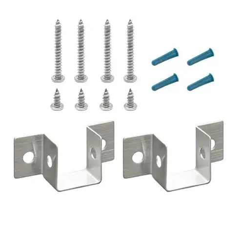 HEADRAIL MOUNTING PACK 1" (2) BRACKETS - CRSS HEADRAIL MOUNTING PACK 1" (2) BRACKETS - CRSS