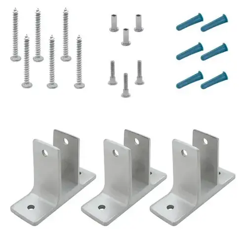 PILASTER PACK 3/4" TWO EAR (3) BRACKETS STAINLESS 6LP PILASTER PACK 3/4" TWO EAR (3) BRACKETS STAINLESS 6LP