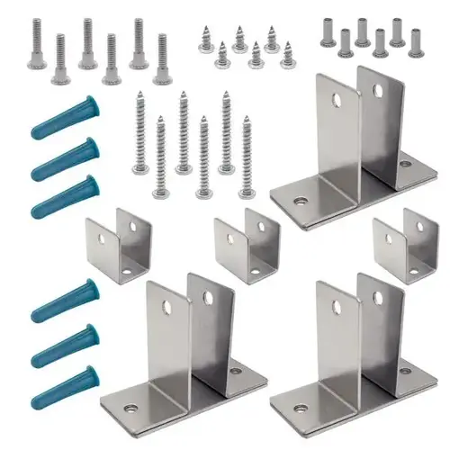 PANEL PACK 1" TWO EAR (3) BRACKETS - STAMPED S/S 6LP PANEL PACK 1" TWO EAR (3) BRACKETS - STAMPED S/S 6LP