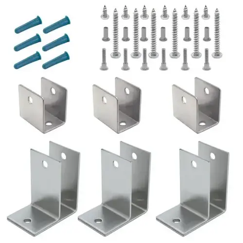 PANEL PACK 1" ONE EAR (3) BRACKETS - STAMPED S/S 6LP PANEL PACK 1" ONE EAR (3) BRACKETS - STAMPED S/S 6LP