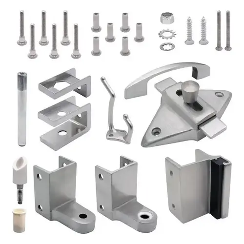 DOOR HARDWARE OUTSWING-1" DOOR 1-1/4" POST (6LP) STAINLESS DOOR HARDWARE OUTSWING-1" DOOR 1-1/4" POST (6LP) STAINLESS