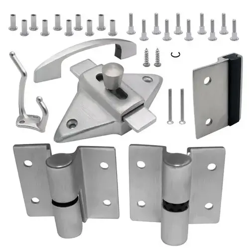 DOOR HARDWARE (LH-OUT) 7/8" DOOR & POST (7113) SS 6LP DOOR HARDWARE (LH-OUT) 7/8" DOOR & POST (7113) SS 6LP