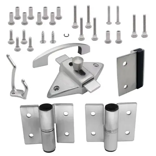 DOOR HARDWARE (RH-OUT) 7/8" DOOR & 1-1/4" POST (7103) SS 6LP DOOR HARDWARE (RH-OUT) 7/8" DOOR & 1-1/4" POST (7103) SS 6LP