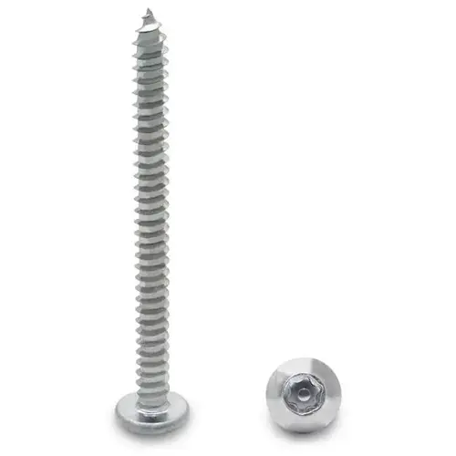 12 X 2-1/2" TRUSS TYPE-AB 6-LOBE SCREW-STEEL/CHROME 12 X 2-1/2" TRUSS TYPE-AB 6-LOBE SCREW-STEEL/CHROME