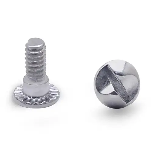 SHOULDER SCREW ONE WAY 10-24 X 1/2" STEEL/CHROME SHOULDER SCREW ONE WAY 10-24 X 1/2" STEEL/CHROME