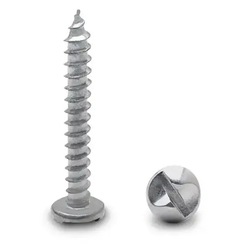 12 X 1-1/2" PAN ONE WAY SCREW-STEEL/CHROME 12 X 1-1/2" PAN ONE WAY SCREW-STEEL/CHROME