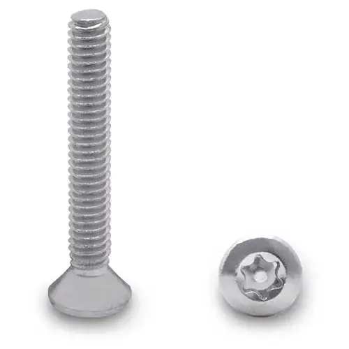100 PACK (88333) 8-32 X 1" OVAL 6-LOBE SCREW-STEEL/CHROME 100 PACK (88333) 8-32 X 1" OVAL 6-LOBE SCREW-STEEL/CHROME