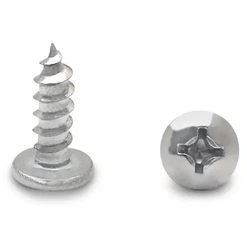 12 X 5/8" PAN TYPE-A PHILLIPS SCREW-STEEL/CHROME 12 X 5/8" PAN TYPE-A PHILLIPS SCREW-STEEL/CHROME