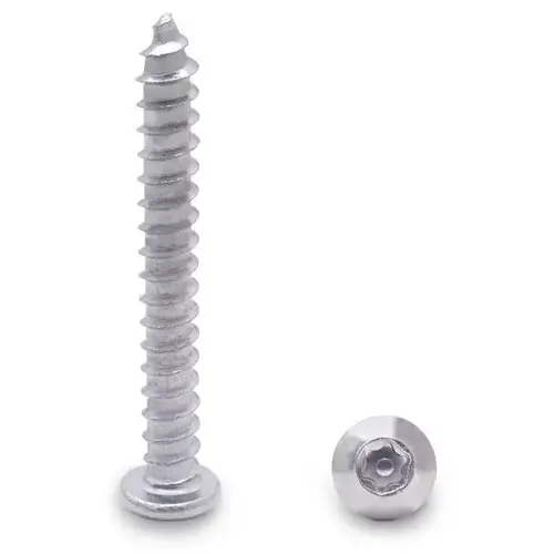 14 X 2" PAN TYPE-A 6-LOBE SCREW-STEEL/CHROME 14 X 2" PAN TYPE-A 6-LOBE SCREW-STEEL/CHROME
