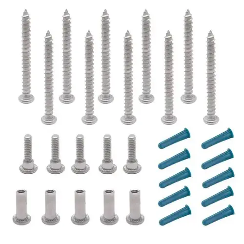 SCREW PACK - CONTINUOUS WALL BRACKET 3/4"(7-HOLE) SS 6LP SCREW PACK - CONTINUOUS WALL BRACKET 3/4"(7-HOLE) SS 6LP