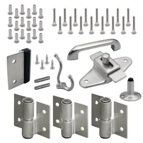 DOOR HARDWARE (RH-OUT) 1-1/4" DOOR & POST (7893) SS 6LP DOOR HARDWARE (RH-OUT) 1-1/4" DOOR & POST (7893) SS 6LP