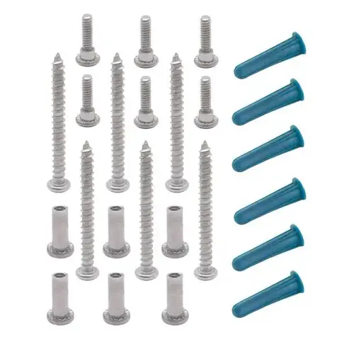 SCREW PACK - PIANO HINGE-(CAM) 1" DOOR TO WALL- SS 6LP SCREW PACK - PIANO HINGE-(CAM) 1" DOOR TO WALL- SS 6LP
