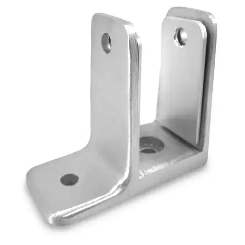 WALL BRACKET ONE EAR 1-1/8" W/SPACER STAINLESS WALL BRACKET ONE EAR 1-1/8" W/SPACER STAINLESS