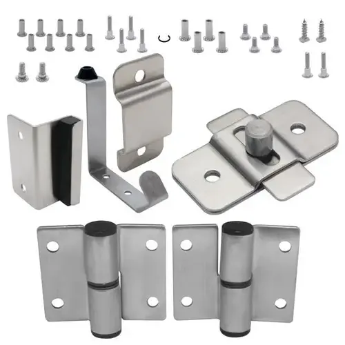 DOOR HARDWARE (LH-IN) 3/4" DOOR 1" POST - S/S DOOR HARDWARE (LH-IN) 3/4" DOOR 1" POST - S/S