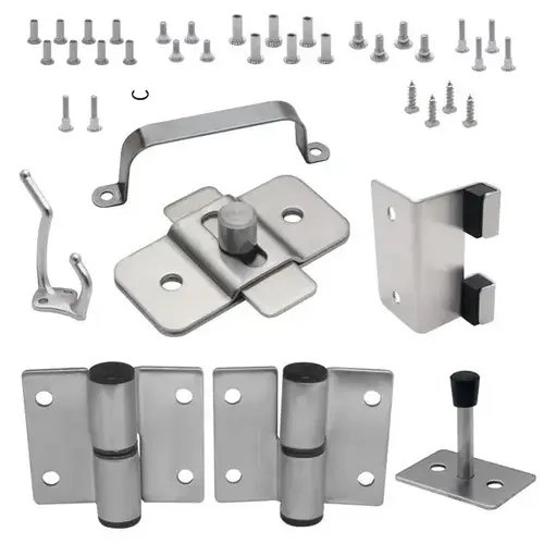 DOOR HARDWARE (LH-OUT) 3/4" DOOR 1" POST - S/S DOOR HARDWARE (LH-OUT) 3/4" DOOR 1" POST - S/S