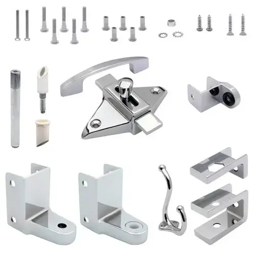 DOOR HARDWARE-OUTSWING 7/8" DOOR 1-1/4" POST-CHROME DOOR HARDWARE-OUTSWING 7/8" DOOR 1-1/4" POST-CHROME