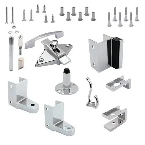 DOOR HARDWARE-OUTSWING 7/8" DOOR 1-1/4" POST (4120)-CHROME DOOR HARDWARE-OUTSWING 7/8" DOOR 1-1/4" POST (4120)-CHROME