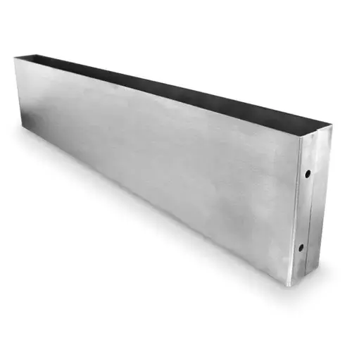 PILASTER SHOE 18"L X 1-1/4"W X 4"H OPEN-END PILASTER SHOE 18"L X 1-1/4"W X 4"H OPEN-END