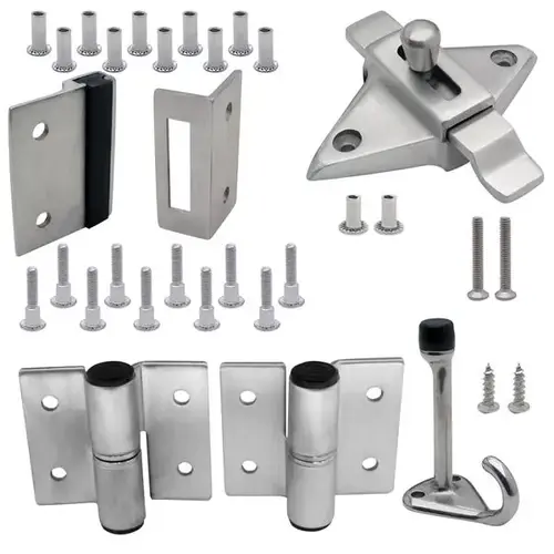DOOR HARDWARE (RH-IN) 7/8" DOOR & POST (7093) 6LP SS DOOR HARDWARE (RH-IN) 7/8" DOOR & POST (7093) 6LP SS